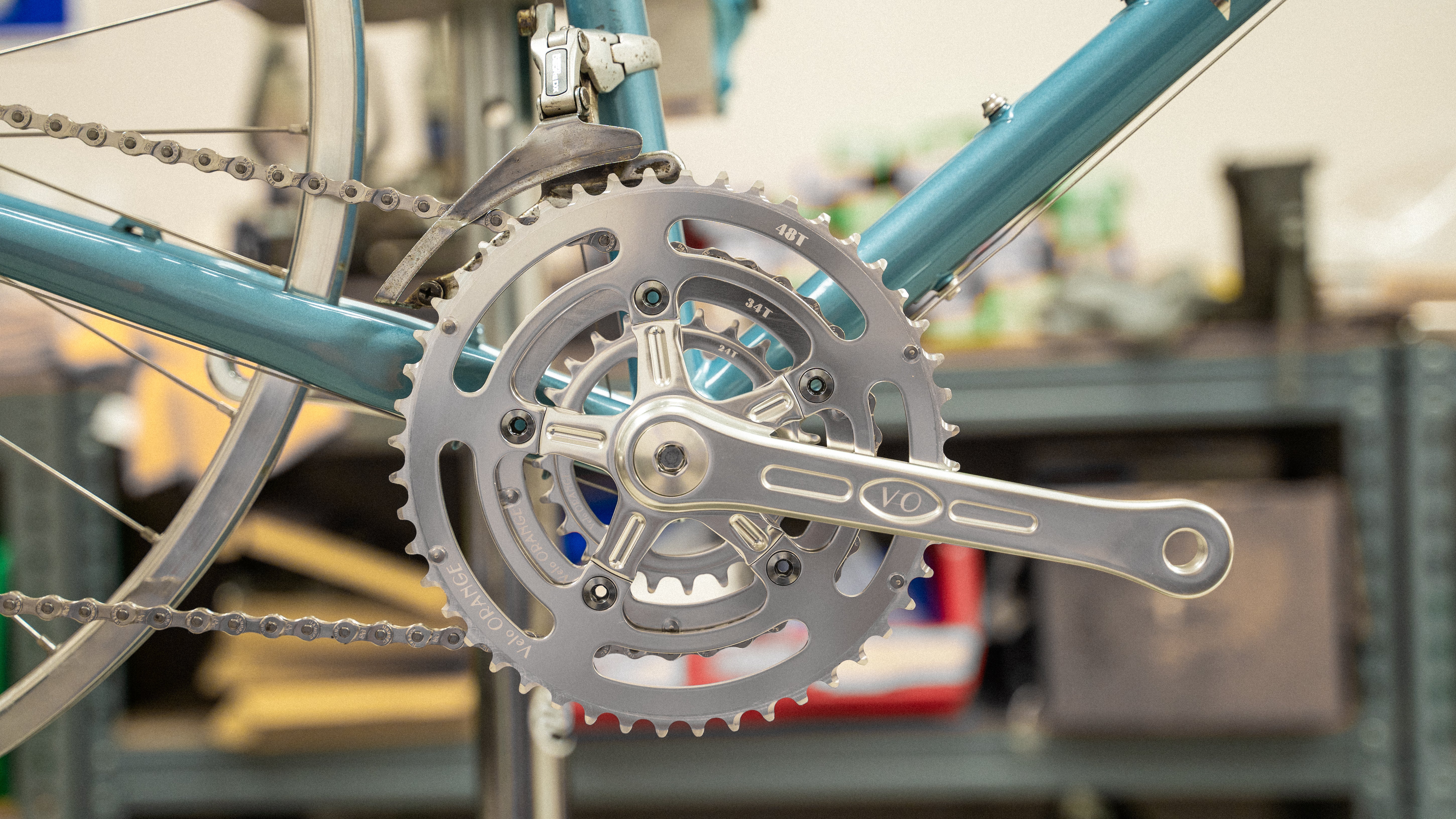 Velo sales orange crankset