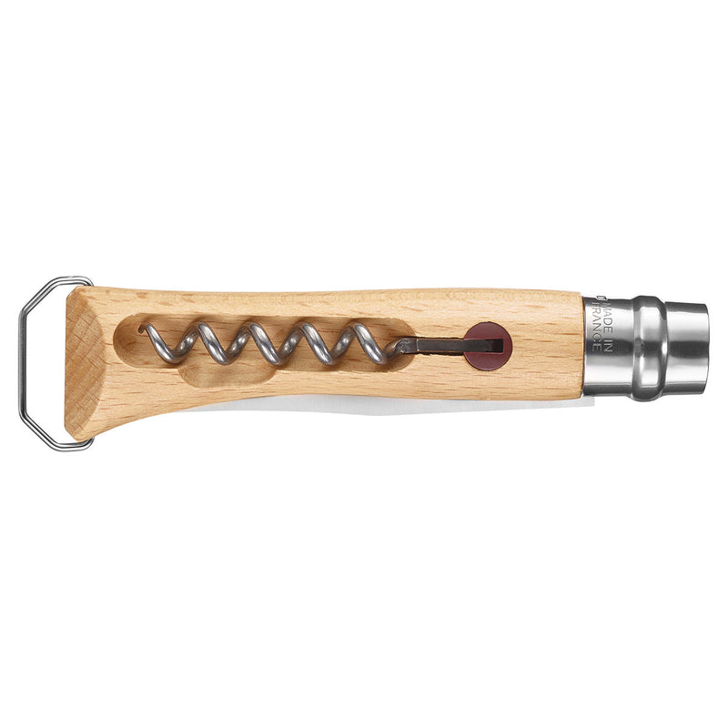 Opinel No.10 Stainless Knife + Corkscrew