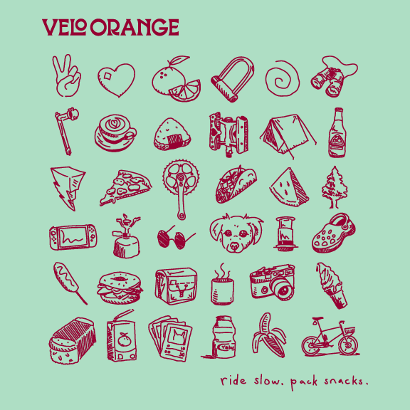 Ride Slow. Pack Snacks T-Shirt