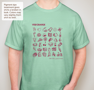 Ride Slow. Pack Snacks T-Shirt