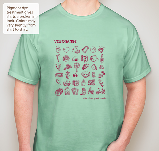 Ride Slow. Pack Snacks T-Shirt