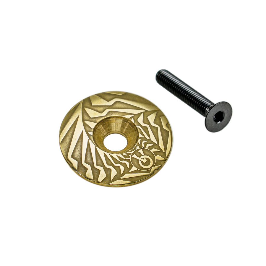 Brass Stem Cap Velo Orange - Main Image