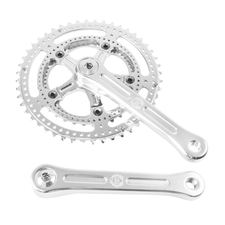 Ancien pédalier Dent Sautée Velo 1890 22T Old Bike Crankset Ancien pédalier Dent Sautée Velo 1890 22T Old Bike Crankset