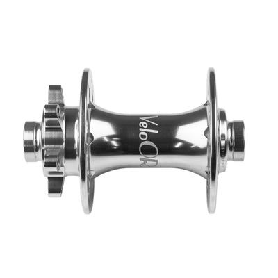 Disc Front Hub - Silver and Noir
